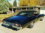 1967 CHEVROLET IMPALA SS CONVERTIBLE - Rear 3/4 - 96900
