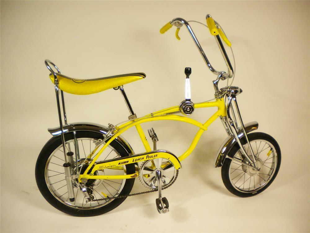 schwinn lemon peeler bicycle to make limited production run of Sting-Rays, available on Amazon 1968 Schwinn Sting-Ray Lemon Peeler