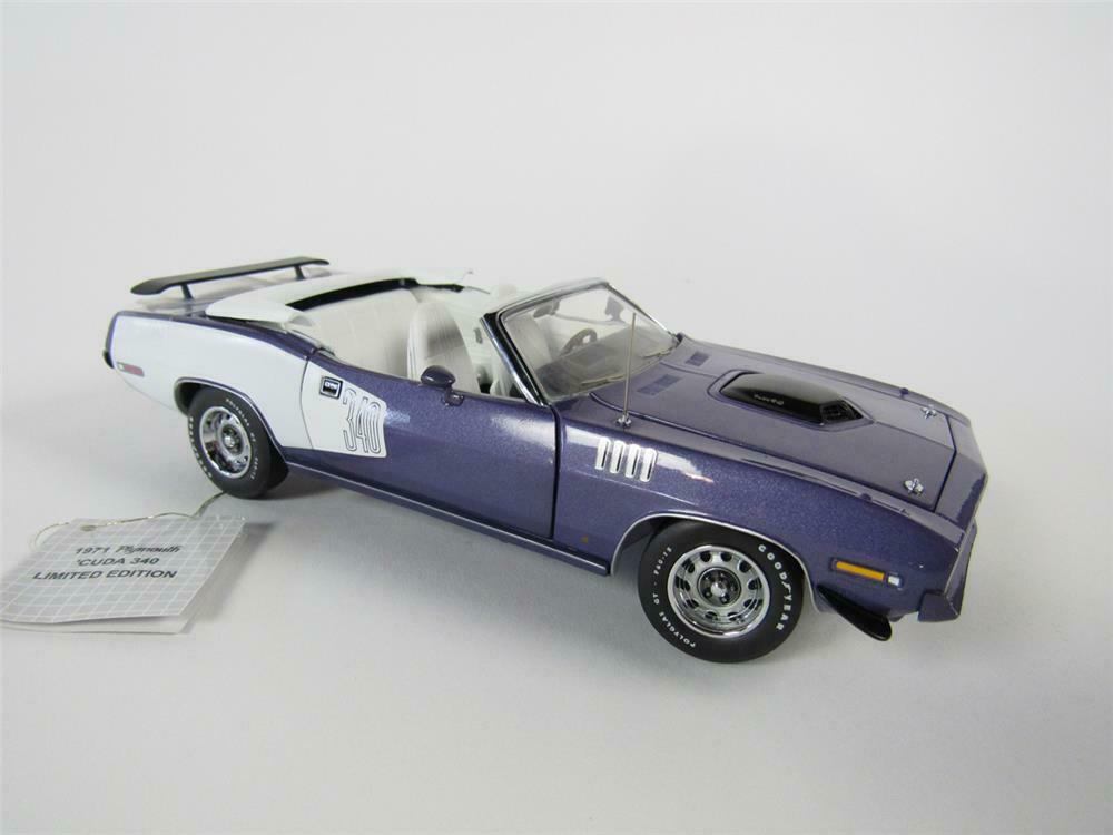 Addendum Item - 1971 Plymouth Cuda 340 LE Franklin Mint 1:24 scale