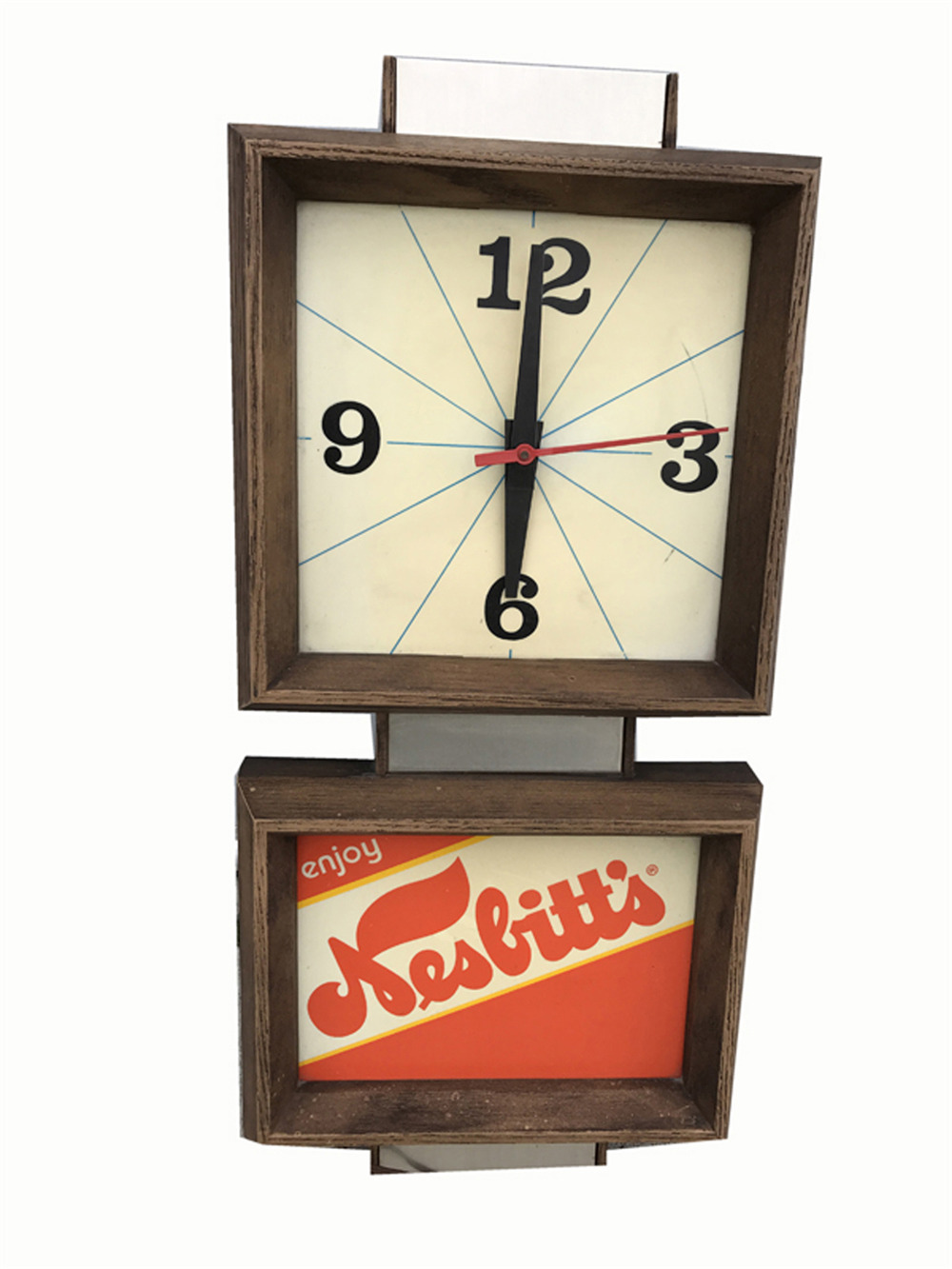 廃盤帯付　サイン入り　・NACIONAL JAM'S　／BEAT HARVEST Circa late 1970s Enjoy Nesbitt's Orange Soda diner clock