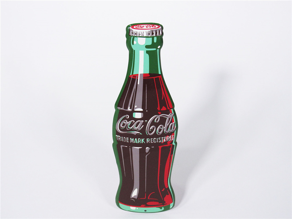 1957 COCA-COLA TIN SIGN - Automobilia | Barrett-Jackson Auction