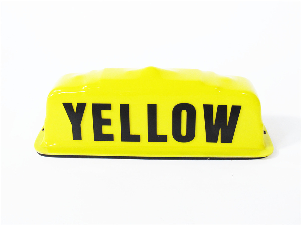VINTAGE YELLOW CAB TAXI MARQUEE SIGN - Automobilia | Barrett