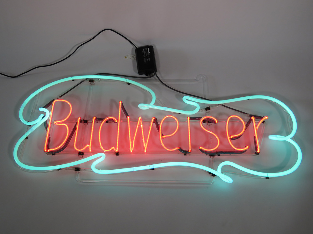 LARGE VINTAGE BUDWEISER NEON SIGN - Automobilia | Barrett-Jackson