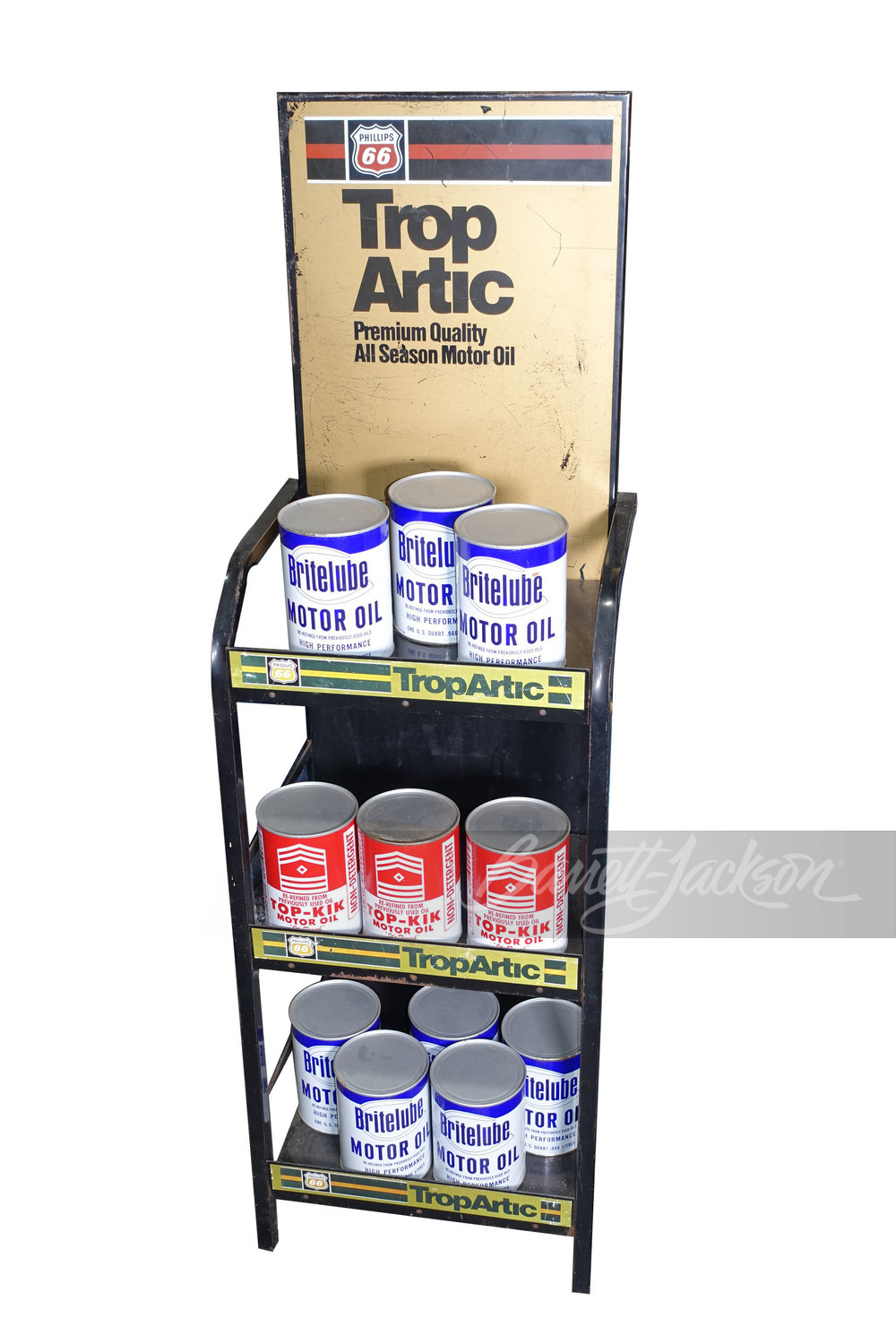 PHILLIPS 66 TROP ARTIC MOTOR OIL DISPLAY RACK - Automobilia