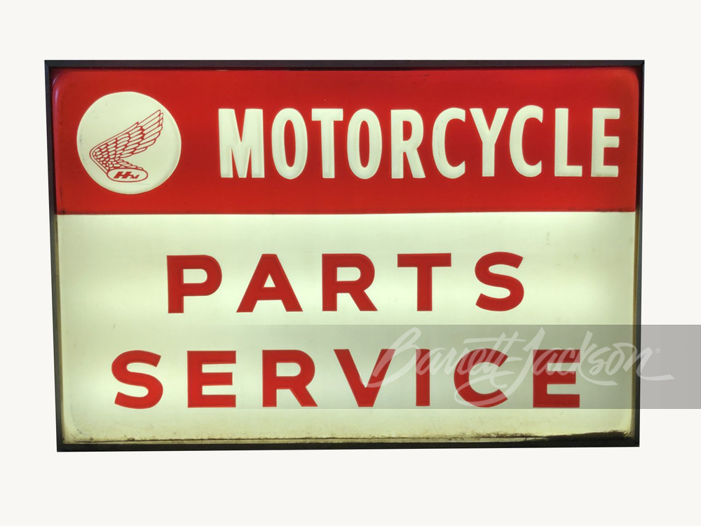 １９６３年東北HONDAディーラーズフェスティバル　看板 CIRCA 1960S HONDA MOTORCYCLES LIGHT-UP SIGN - Automobilia