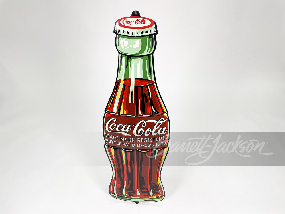 1933 COCA-COLA TIN SIGN - Automobilia | Barrett-Jackson Auction