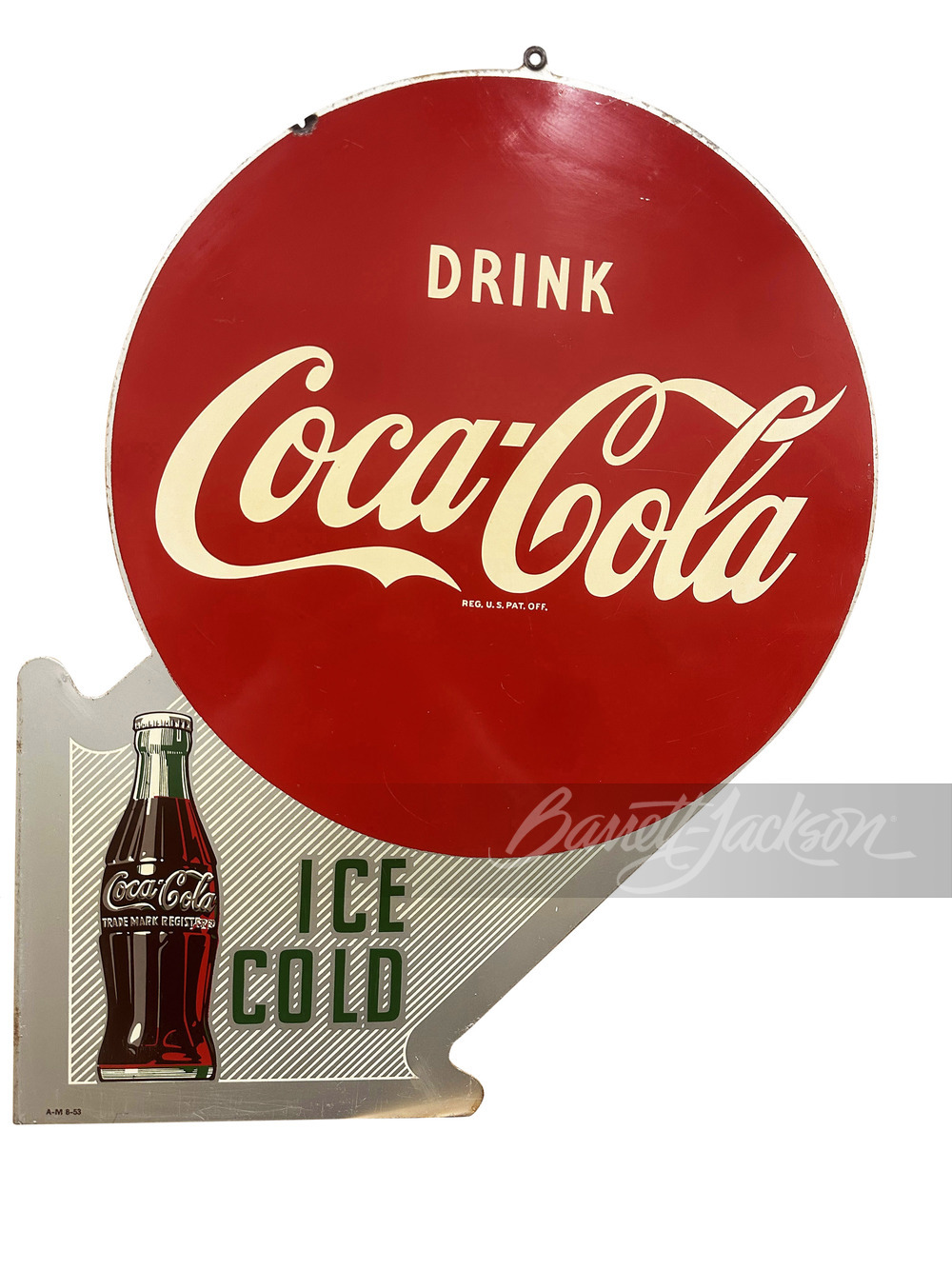 EARLY 1950S COCA-COLA TIN FLANGE SIGN - Automobilia | Barrett