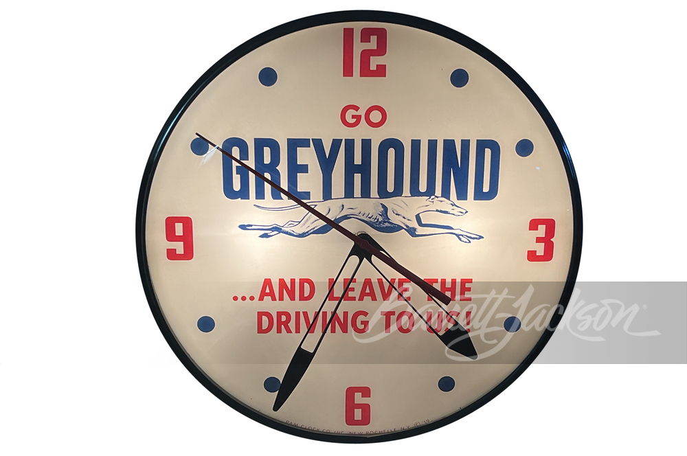 Clock Vintage Bus Greyhound Pam Advertising 0 Company CLOCK PAM