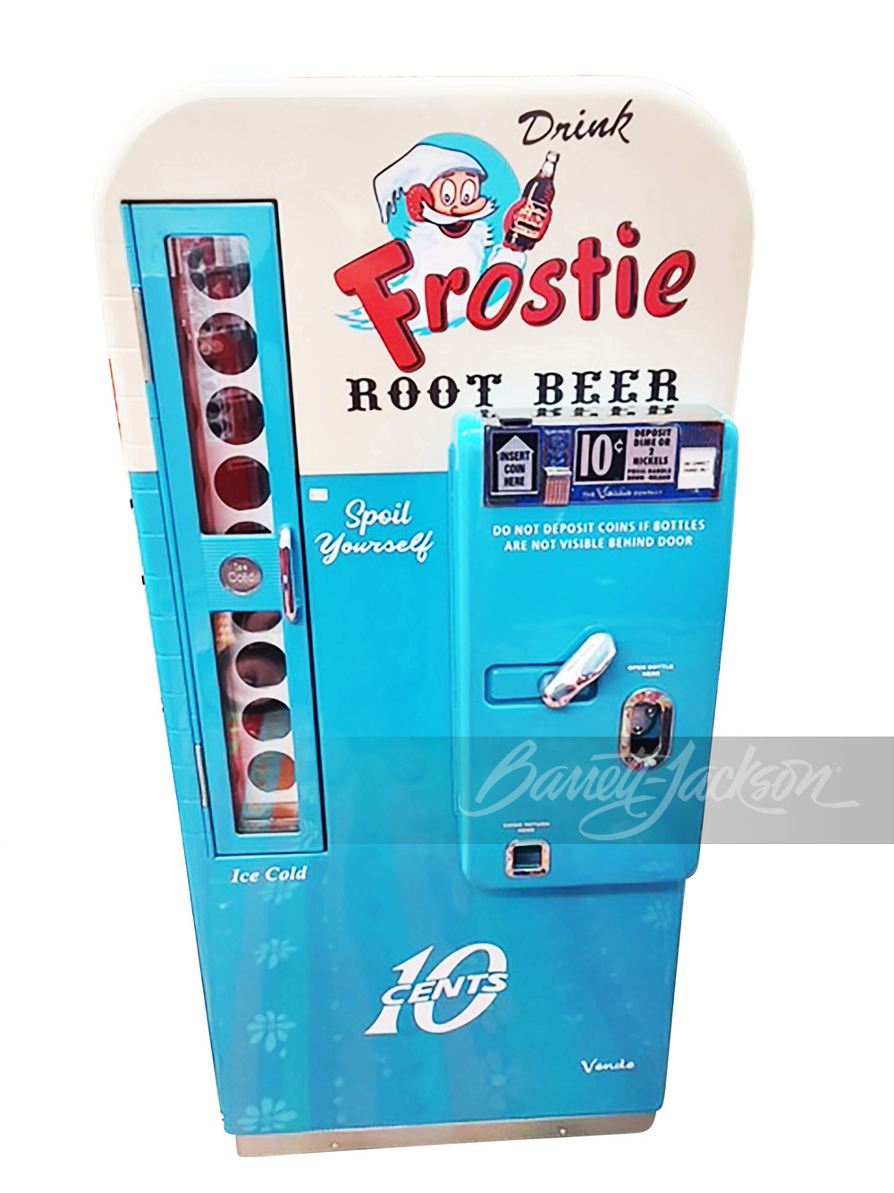 FROSTIE – Counteract or die early 1950S VENDO 81 COIN-OPERATED FROSTIE ROOT BEER SODA MACHINE