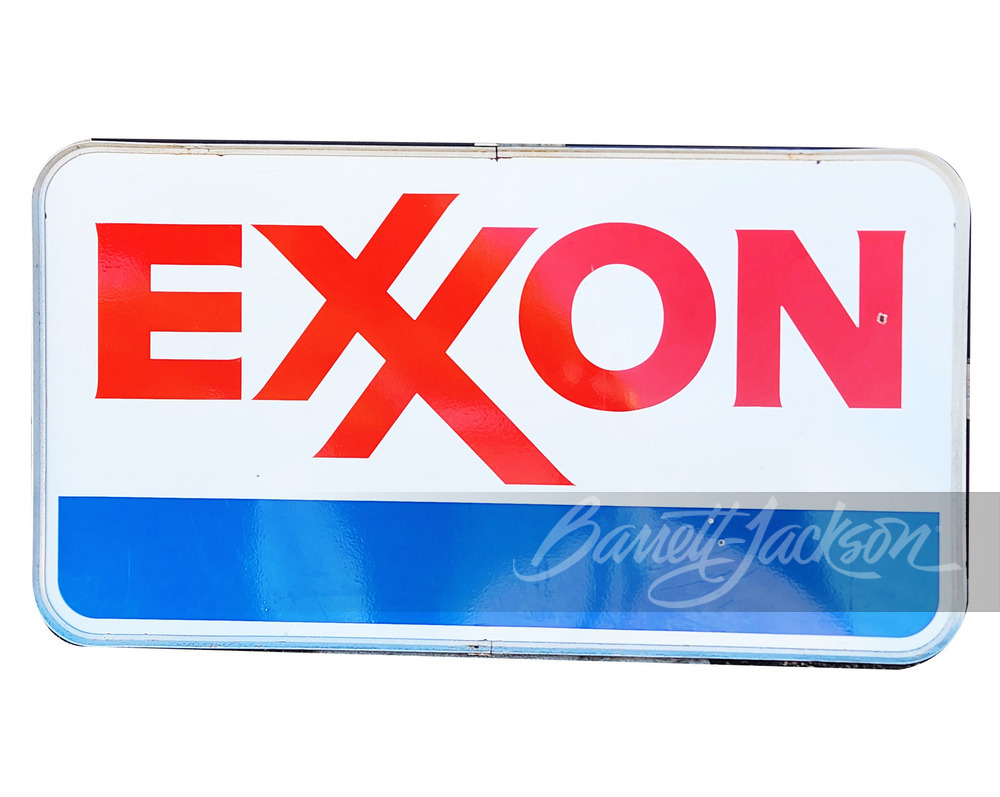 LARGE CIRCA 1960S EXXON OIL PORCELAIN SIGN - Automobilia | Barrett