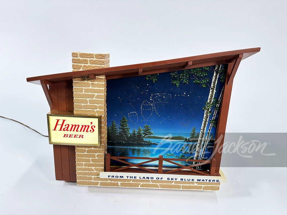 BEER 五稜星 五角星 バレルサイン ヘッドサイン レア カフェ BAR 希少 CIRCA 1960S HAMM'S BEER 'STARRY SKIES' LIGHT-UP SIGN - Automobilia