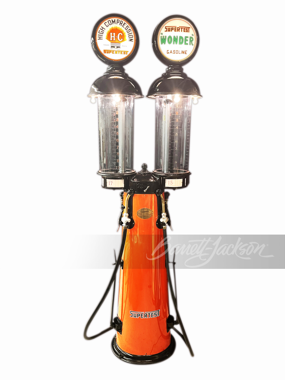 PETROLZ「Renaissance」 1920S SUPERTEST GASOLINE CLEAR VISION MODEL #700 TWIN VISIBLE GAS