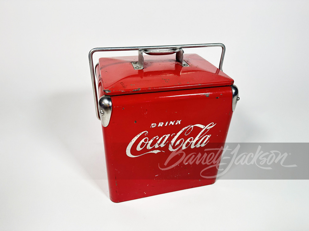 1940S-50S COCA-COLA METAL COOLER - Automobilia | Barrett-Jackson