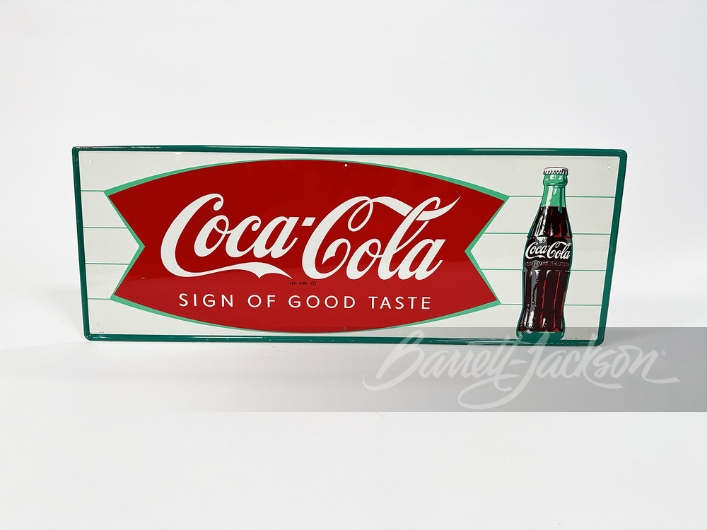 LATE 1950S-EARLY '60S COCA-COLA TIN SIGN - Automobilia | Barrett