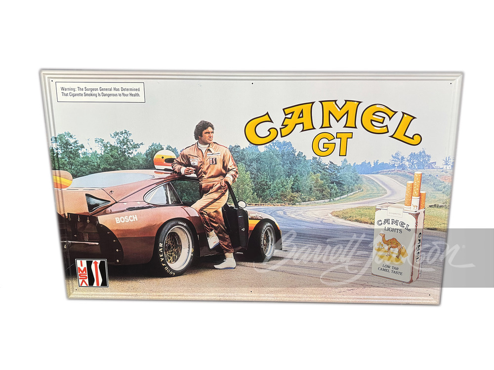 camel cigarettes race car 1981 & GT & PORSCHE Race DECORATIVE REPLICA METAL SIGN The Camel Trophy | Field