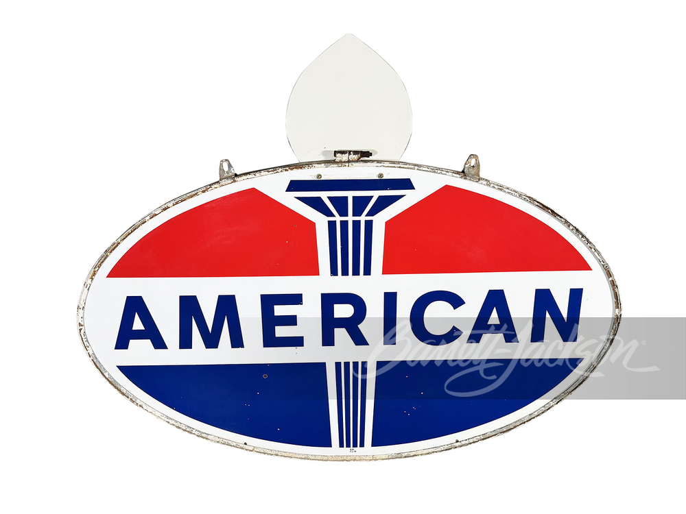 【美品】オリンピアコス ガレッティ #7 希少モデル Citibank ロゴ LARGE AMERICAN OIL PORCELAIN SIGN - Automobilia | Barrett-Jackson