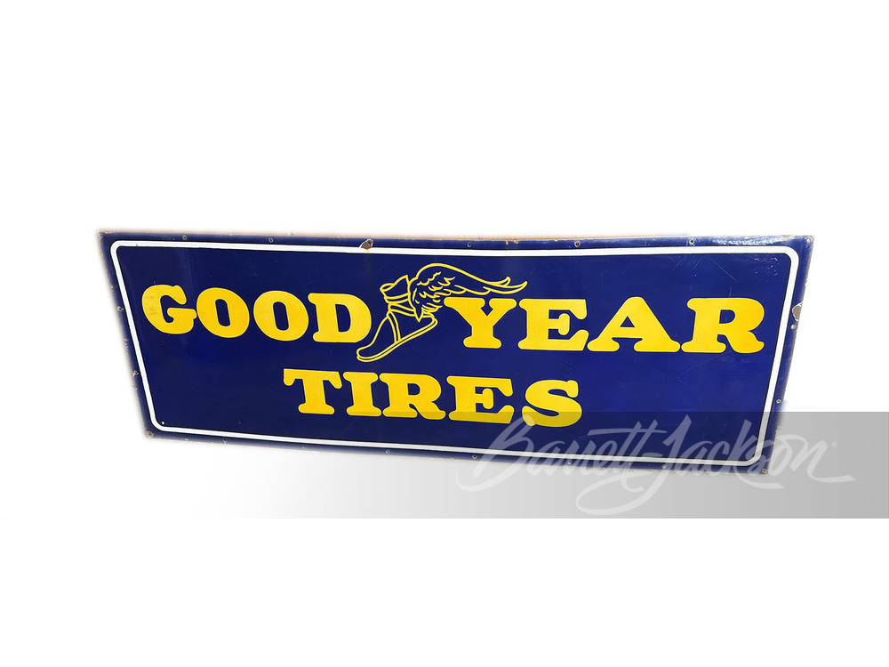 1940S GOODYEAR TIRES PORCELAIN SIGN - Automobilia | Barrett