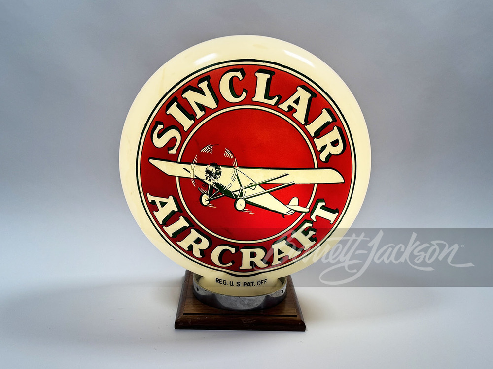1930S SINCLAIR AIRCRAFT GAS PUMP GLOBE - Automobilia | Barrett