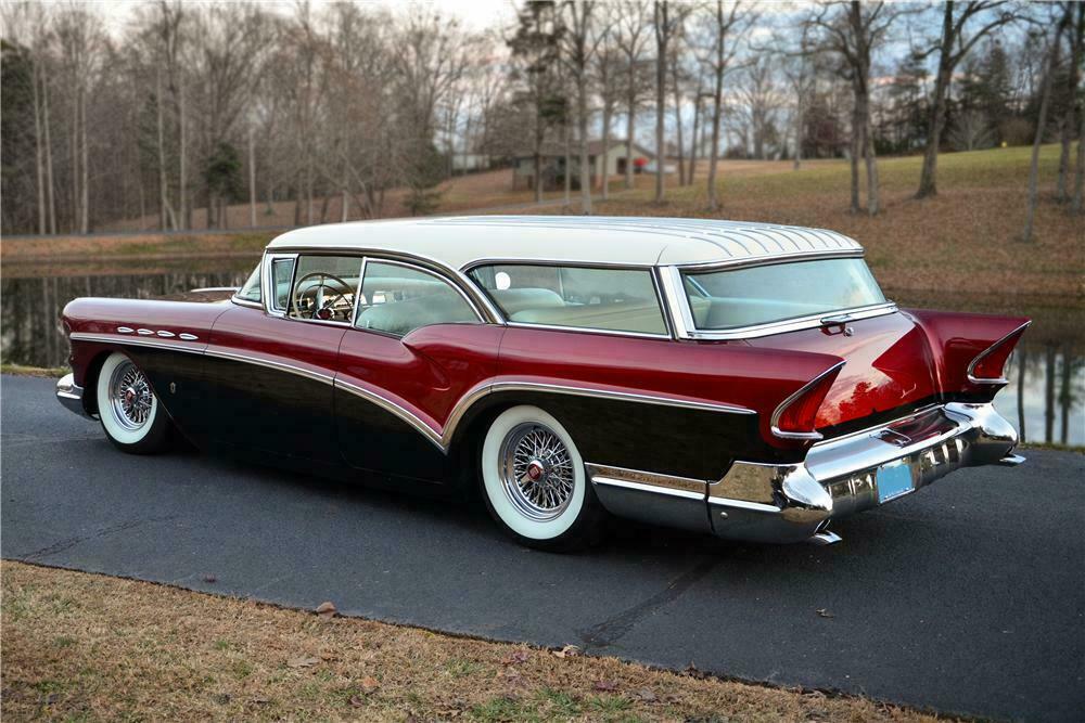BUICK 木製クラシックカー 1957　ビュイック　キューバ 1957 BUICK CENTURY CUSTOM WAGON - Vehicle | Barrett-Jackson