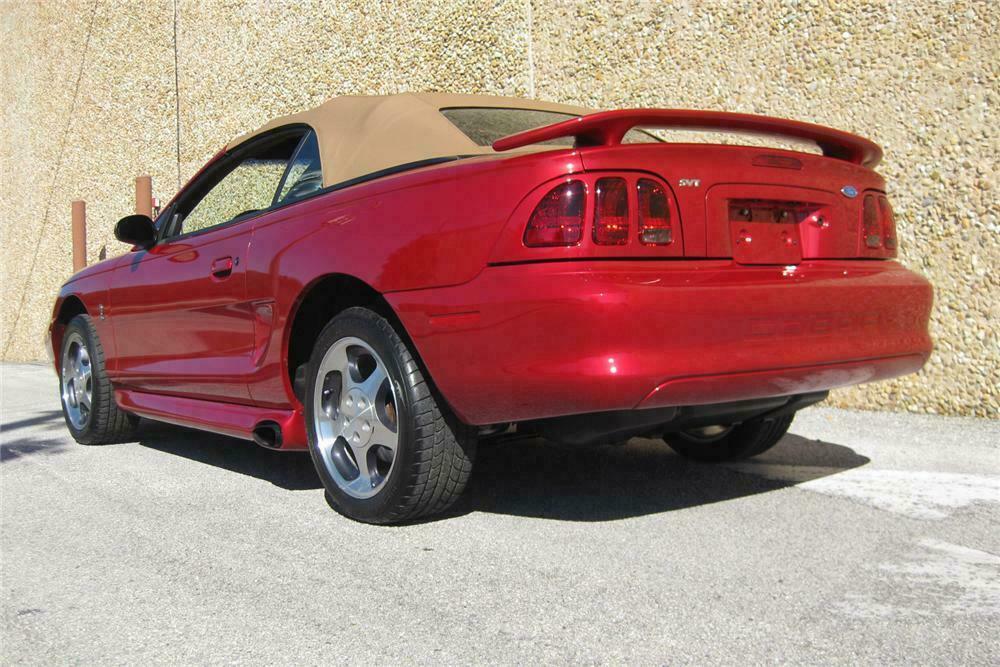 1996 Ford Mustang SVT Cobra Convertible: market value and price history