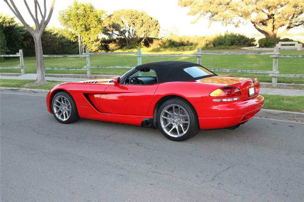 2003 Dodge Viper SRT-10 Roadster: market value and price history