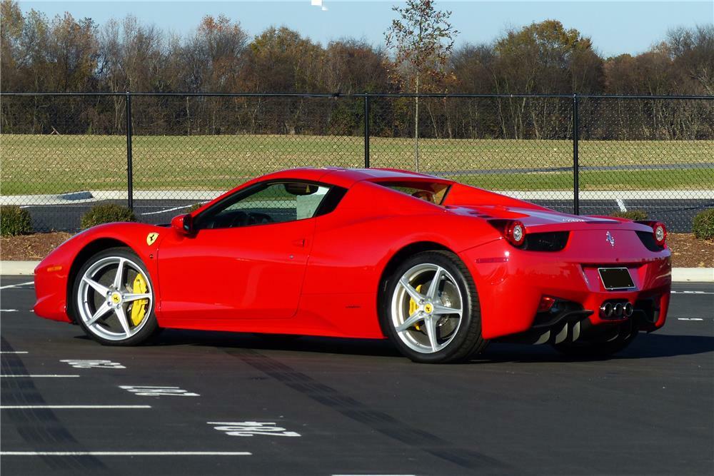 2012 Ferrari 458 Spider: market value and price history