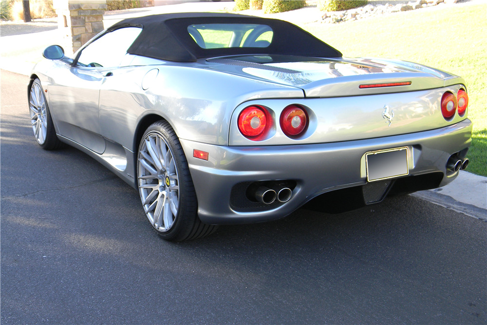 2001 Ferrari 360 Spider: market value and price history