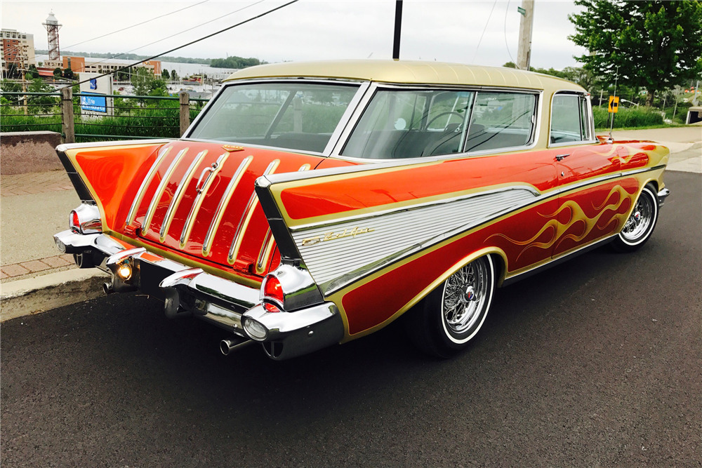 1957 CHEVROLET NOMAD CUSTOM WAGON - Vehicle | Barrett-Jackson