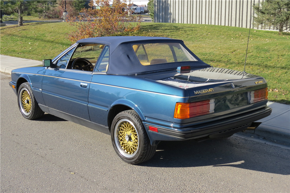 1987 MASERATI BI-TURBO SPYDER - Vehicle | Barrett-Jackson Auction