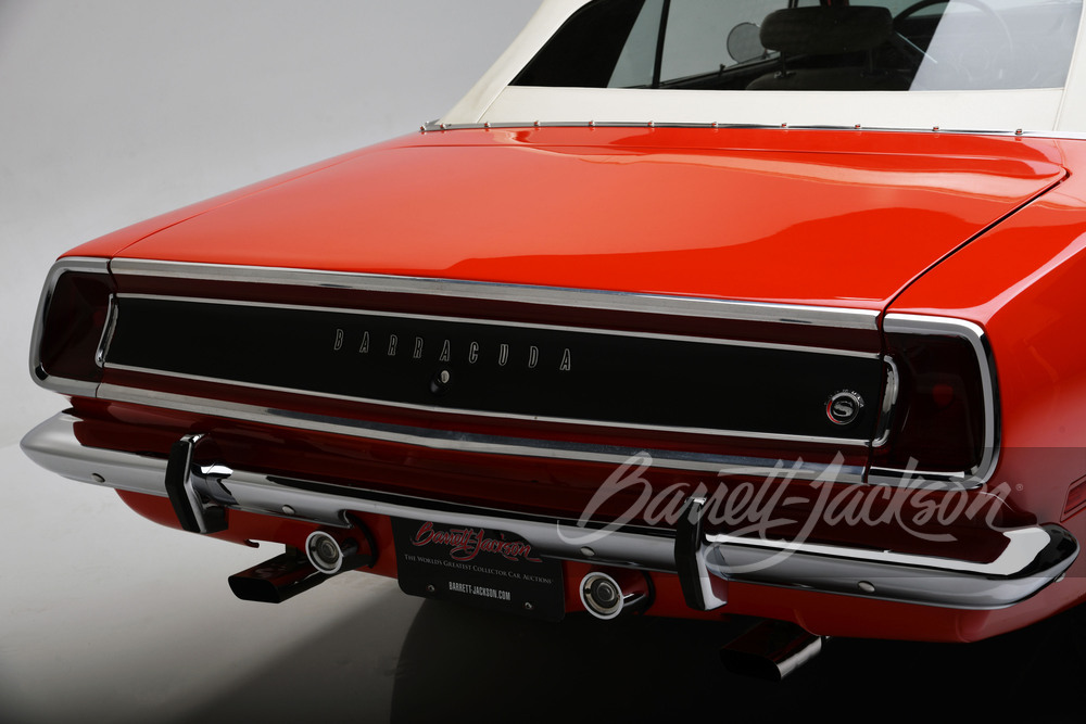 1969 PLYMOUTH BARRACUDA FORMULA S CONVERTIBLE - Vehicle | Barrett