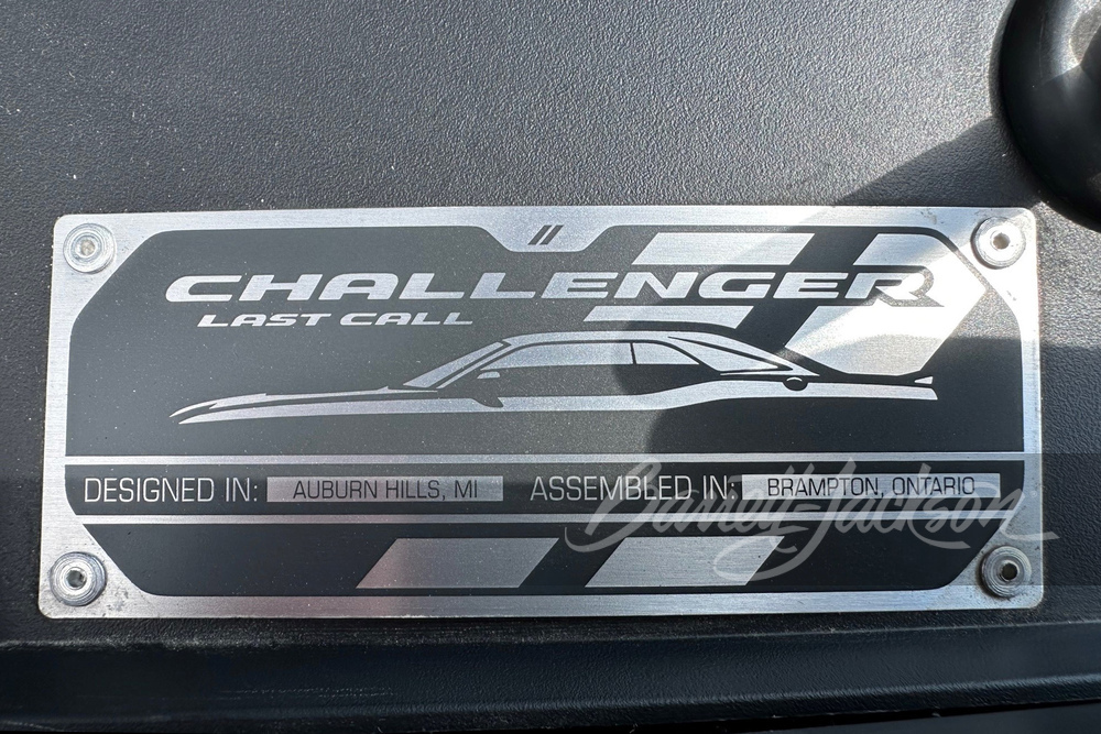 2023 DODGE CHALLENGER SRT HELLCAT LAST CALL - BLACK GHOST EDITION