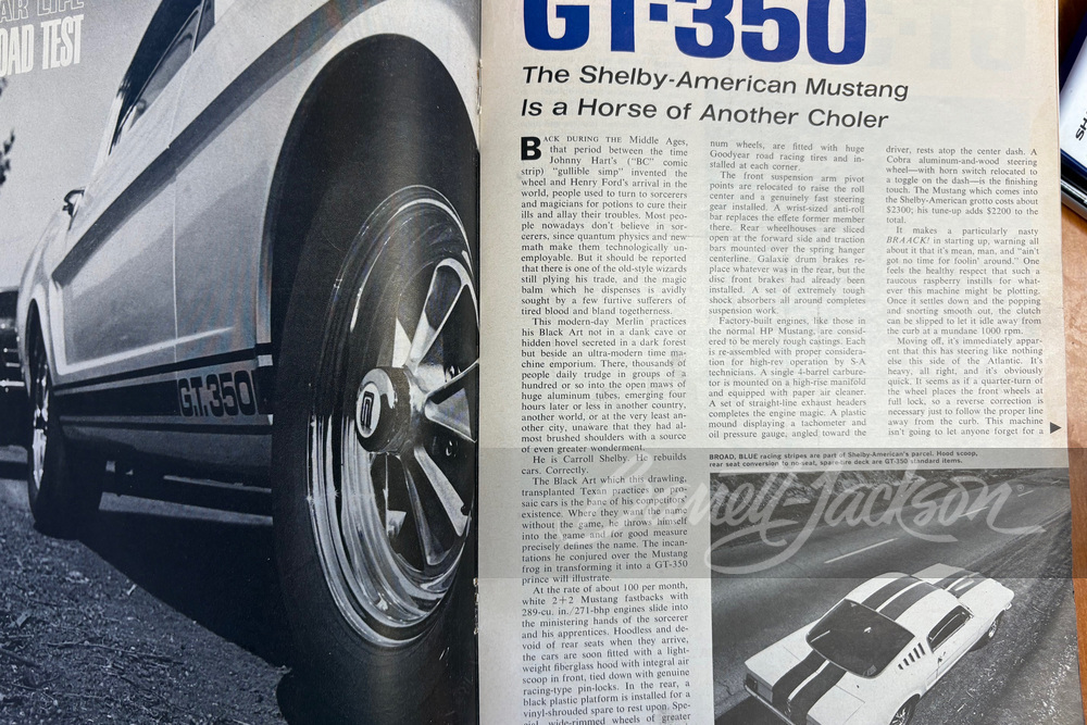 1965 SHELBY GT350 - Vehicle | Barrett-Jackson Auction Company