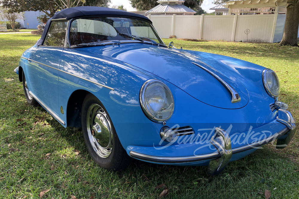 ブルーバード 1960 PORSCHE 356B ROADSTER BY DRAUZ - Vehicle | Barrett-Jackson
