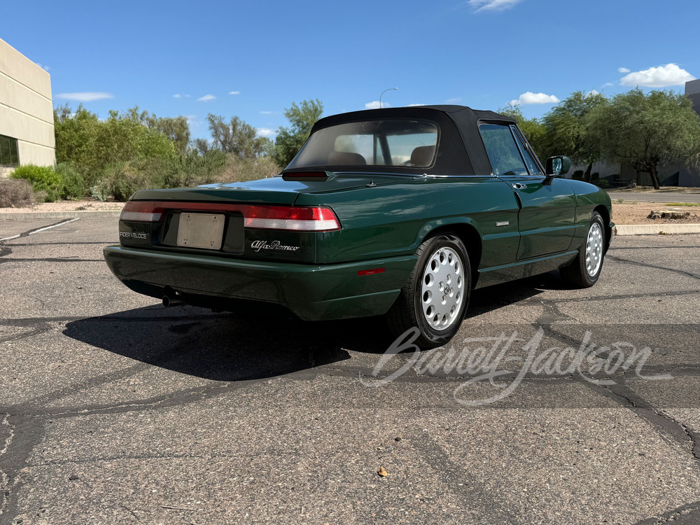 1992 ALFA ROMEO SPIDER VELOCE - Vehicle | Barrett-Jackson Auction