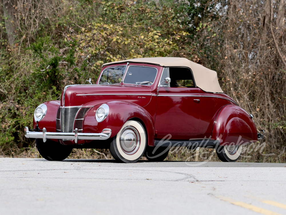 1940 FORD DELUXE CONVERTIBLE - Vehicle | Barrett-Jackson Auction