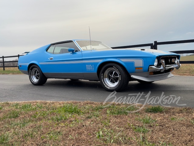 1971 FORD MUSTANG MACH 1 429 SCJ - Vehicle | Barrett-Jackson