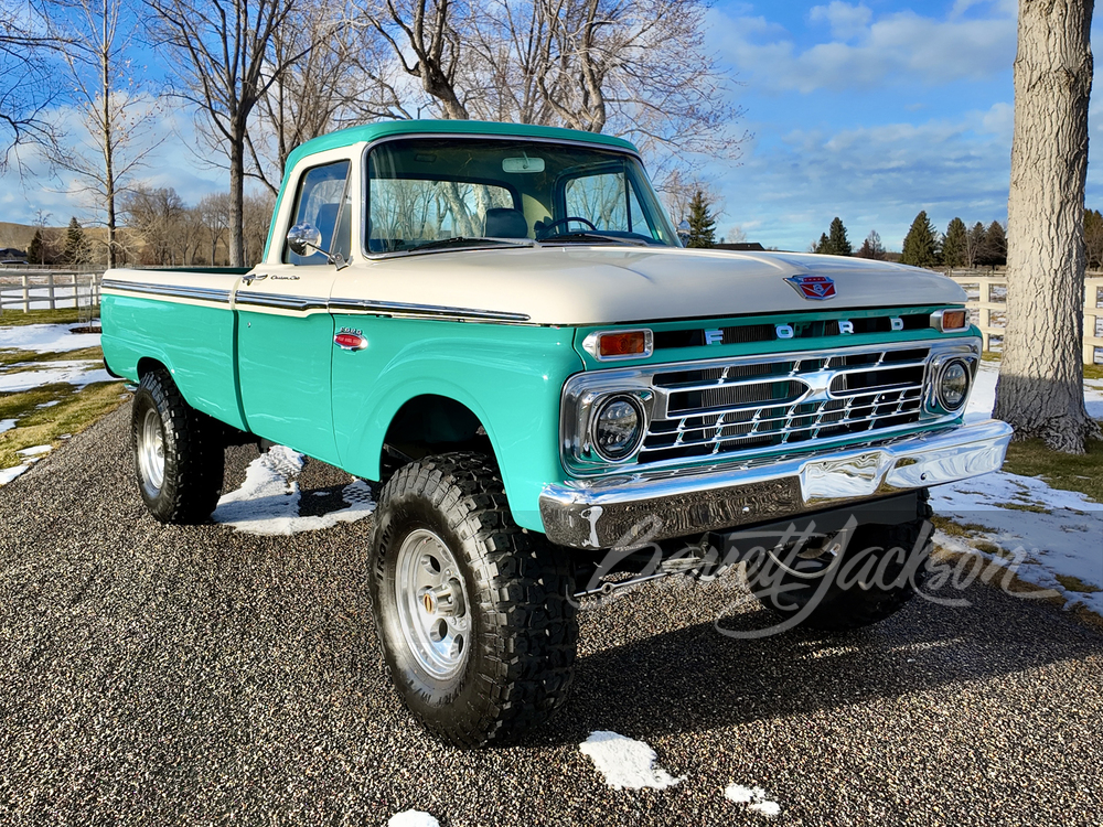 1966 FORD F-100 CUSTOM PICKUP - Vehicle | Barrett-Jackson Auction