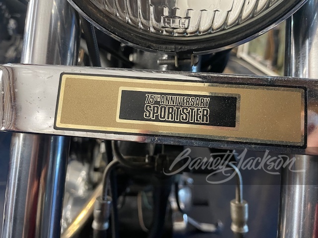 希少 1978年 ハーレーダビッドソン 75周年記念 ヴィンテージ 特大ワッペン 1978 HARLEY-DAVIDSON SPORTSTER 75TH ANNIVERSARY MOTORCYCLE