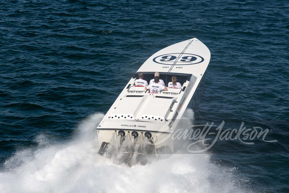 1985 GENTRY TURBO EAGLE SCARAB POWERBOAT PILOTED BY DON JOHNSON - Vehicle |  Barrett-Jackson Auction Company