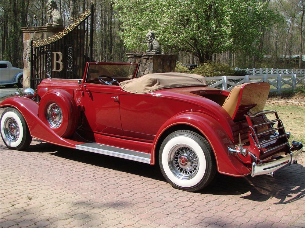 1933 PACKARD 1005 CONVERTIBLE RE-CREATION - Vehicle | Barrett