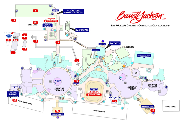 map of mohegan sun Barrett Jackson Auction Company Northeast 2019 map of mohegan sun